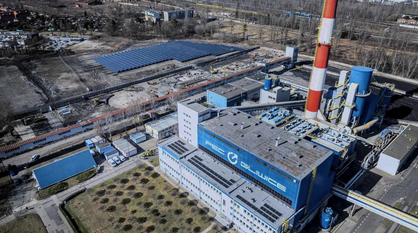 PEC Gliwice - ciepłownia, blok parowy w kogeneracji